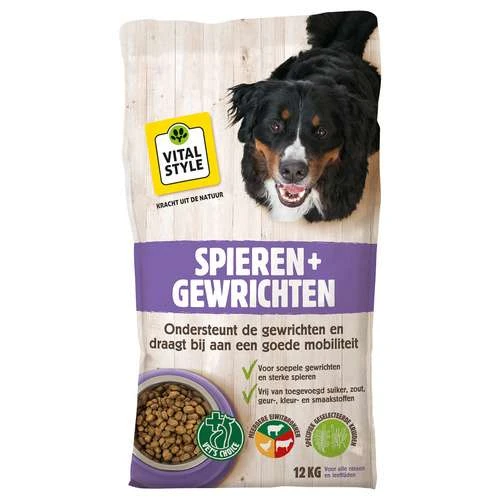 Vitalstyle Hond Spieren&gewrichten 2x12kg 2 Vitalstyle Hond Spieren&gewrichten 2x12kg