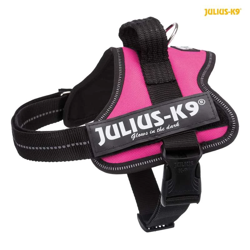 Julius-k9 Power Harnas Maat Mini: 51 - 67 Cm Roze 3 Julius-k9 Power Harnas Maat Mini: 51 - 67 Cm Roze