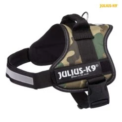 Julius-k9 Power Harnas Maat 3/xl 82-118cm Camouflage