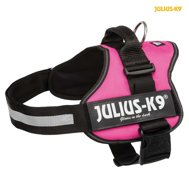 Julius-k9 Power Harnas Maat 1/l 66-85cm Kleur Roze 3 Julius-k9 Power Harnas Maat 1/l 66-85cm Kleur Roze