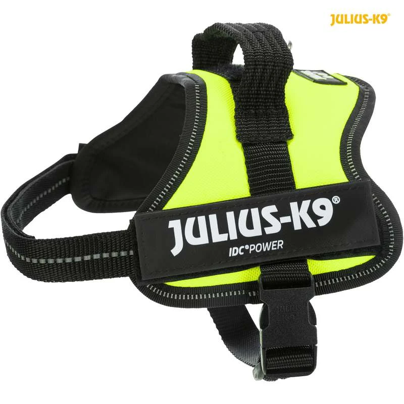 Julius-k9 Power Harnas Maat Mini: 51 - 67 Cm Neon 3 Julius-k9 Power Harnas Maat Mini: 51 - 67 Cm Neon