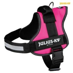Julius-k9 Power Harnas Maat 0 M-l 58-76cm Roze