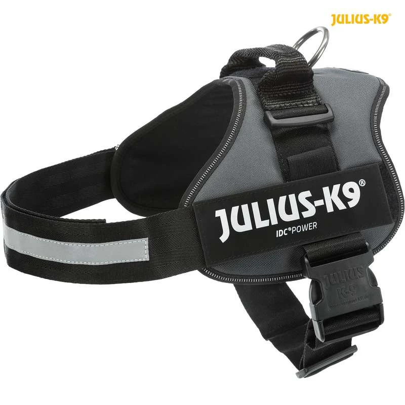 Julius-k9 Power Harnas Maat 2/l-xl 71-96cm Kleur Grijs 3 Julius-k9 Power Harnas Maat 2/l-xl 71-96cm Kleur Grijs