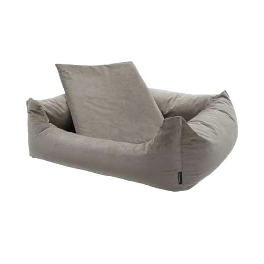 Madison Velours Dog Bed Taupe S 3 Madison Velours Dog Bed Taupe S