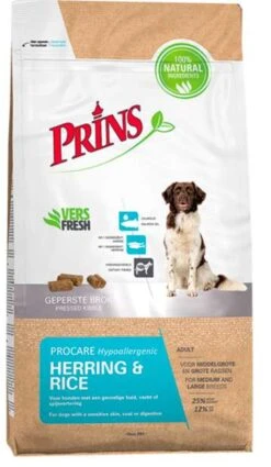Prins ProCare Hypoallergeen Haring-Rijst 12 Kg