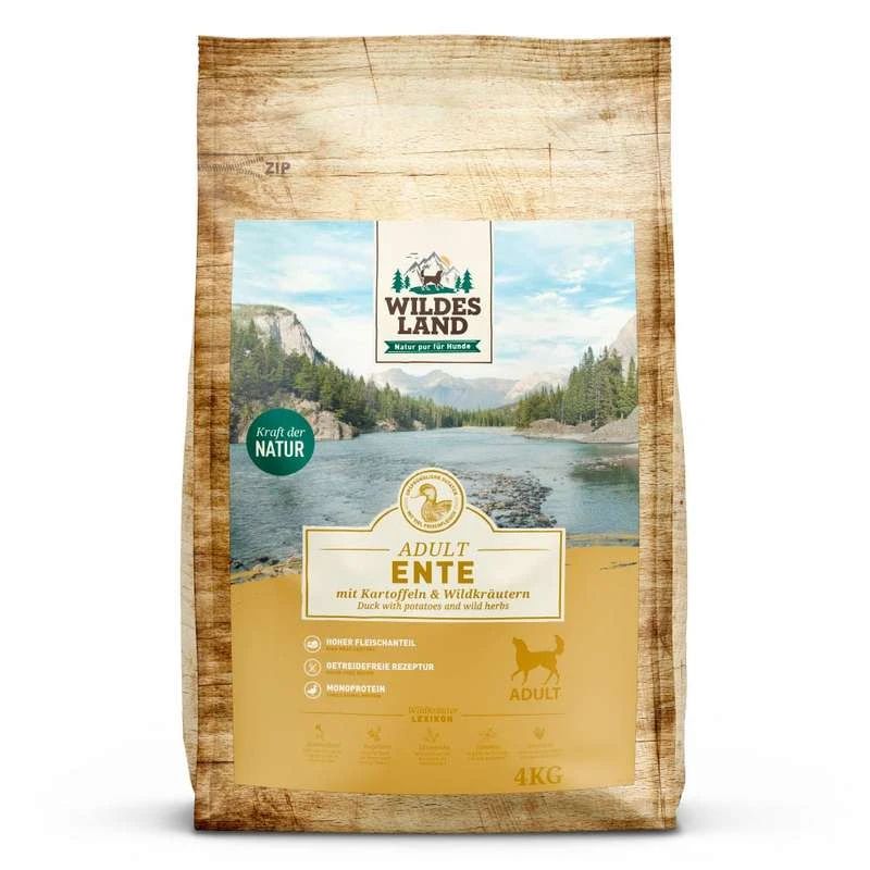 Wildes Land Classic Adult Met Eend, Aardappelen En Wilde Kruiden | 4 Kg