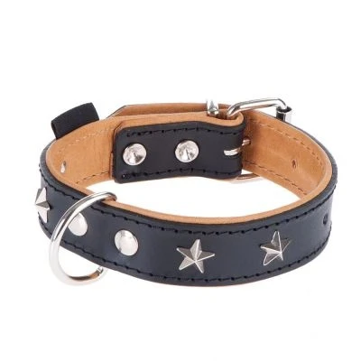 Heim Leren Halsband Stars Maat 50 : 38 - 46 Cm Halsomvang 3 Heim Leren Halsband Stars Maat 50 : 38 - 46 Cm Halsomvang