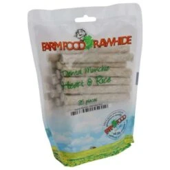 Farmfood Rawhide Dental Munchie Hart 420 Stuks