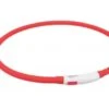 Trixie Flash Lichtgevende Halsband USB XS-XL | ROOD -Halsbanden en riemen Winkel rood.x800