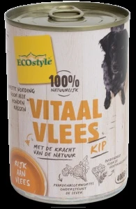 Ecostyle Vitaal Vers Voor De Hond Vers Kip 6x400 Gram