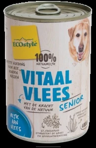 Ecostyle Vitaal Vers Voor De Hond Senior 6x400 Gram